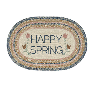 Kaila Happy Spring Jute Braided Rug Oval 20